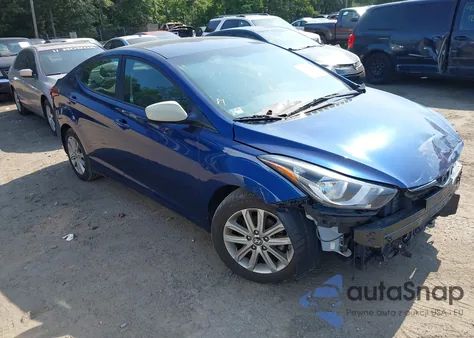 2016 Hyundai Elantra Se/Sport/Limited из США, поврежденный, VIN 5NPDH4AE6GH714210